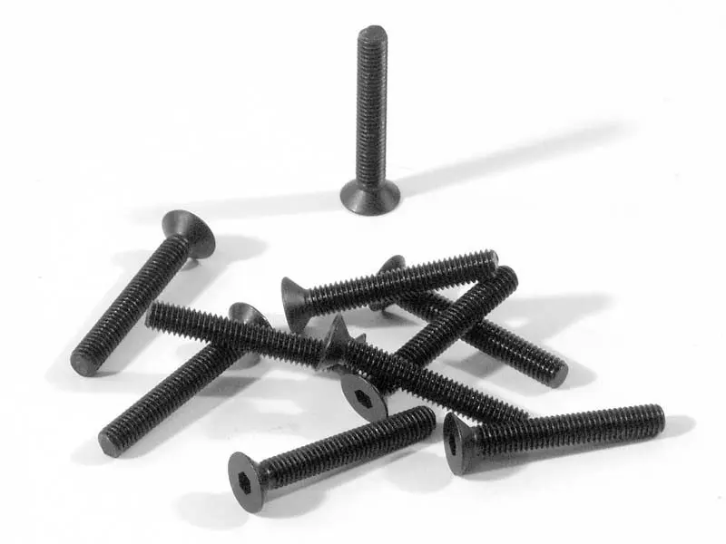 FLAT HEAD SCREW M3x20mm (HEX SOCKET/10pcs)