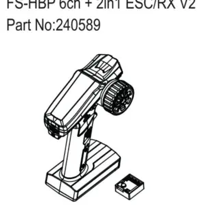 FS-HBP 6ch + 2in1 ESC/RX V2