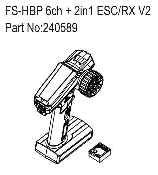 FS-HBP 6ch + 2in1 ESC/RX V2