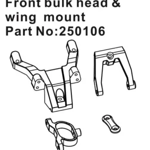 Front Bulk Head & Wing Mount Set