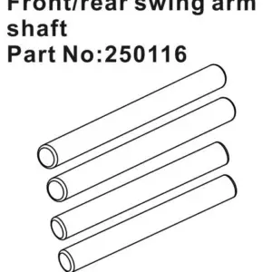 Front/Rear Swing Arm Shafts