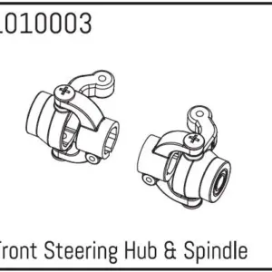 Front Steering Hub & Spindle