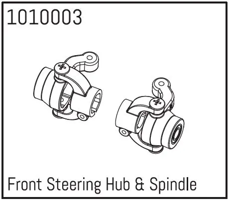 Front Steering Hub & Spindle