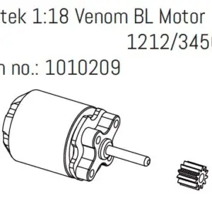 Furitek 1:18 Venom BL Motor 1212/3450KV
