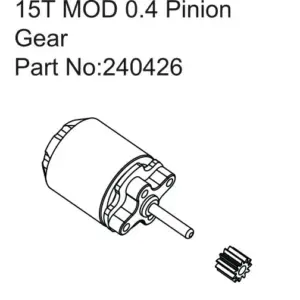 Furitek Venom Motor 3450KV/15T Pinion