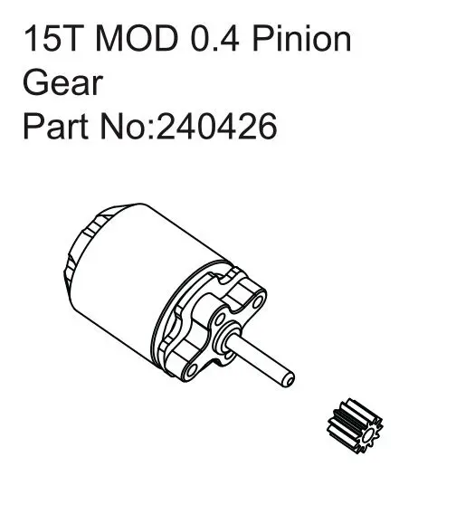 Furitek Venom Motor 3450KV/15T Pinion