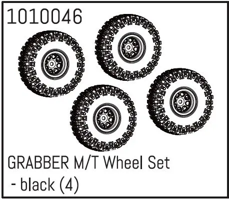 GRABBER M/T Wheel Set - black (4)