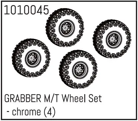GRABBER M/T Wheel Set - chrome (4)