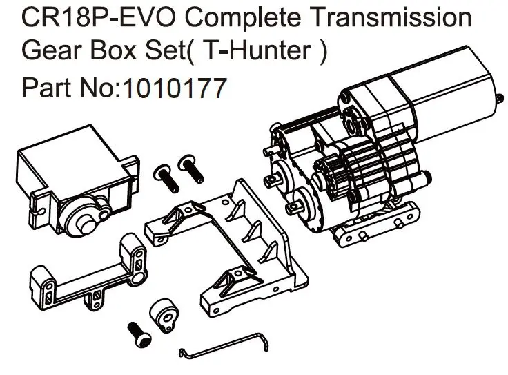 Gear Box T-Hunter - EVO 1:18