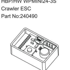 HBP/HW WPMINI24-3S Crawler ESC