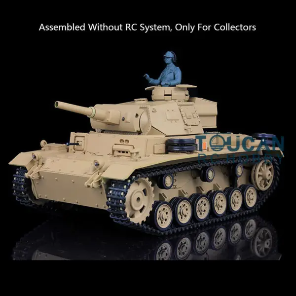 Henglong 1/16 German Panther III H Static Plastic Tank 3849 Model W/O RC System
