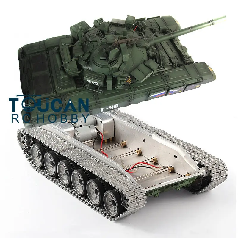 Henglong 1/16 RC Tank 3938 T90 W/ Metal Chassis Plastic Hull 7.1 Mainboard Sound Effects 360Degrees Rotating Turret Infrared BB Shooting