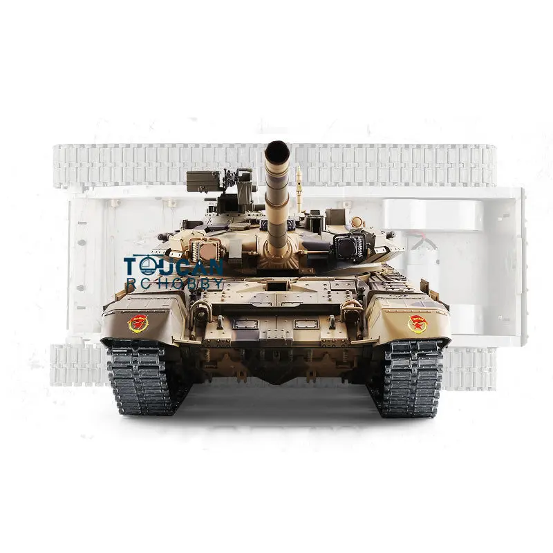 Henglong 1/16 RC Tank 3938 T90 W/ Metal Chassis Plastic Hull 7.1 Mainboard Sound Effects 360Degrees Rotating Turret Infrared BB Shooting
