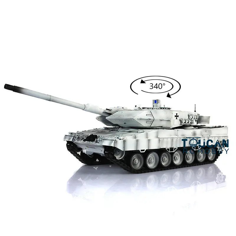 2.4Ghz Remote Control RC Tank Heng Long 1/16 Scale TK7.0 Main Board Leopard2A6 3889 Ready to Run Shooting BBs Turret Rotating