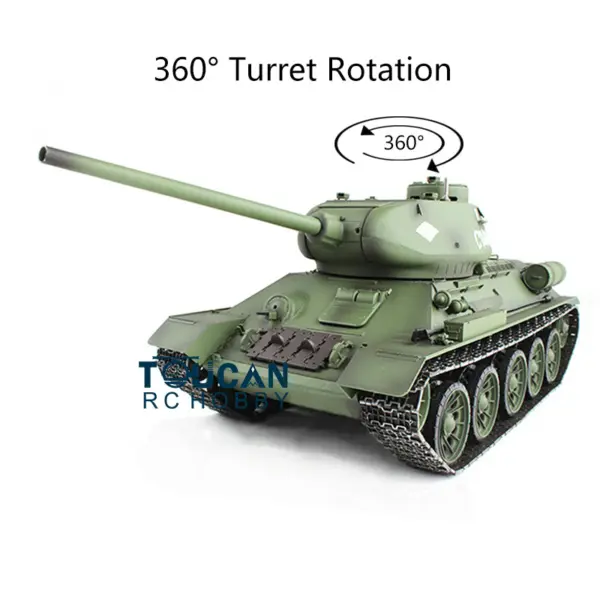 2.4Ghz Henglong 1:16 Scale 7.0 Plastic Ver Soviet T34-85 RTR RC Tank Model 3909 360Degrees Turret Radio Controller Main Board