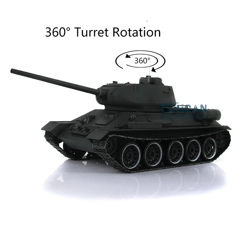 2.4Ghz Henglong 1:16 Scale 7.0 Plastic Ver Soviet T34-85 RTR RC Tank Model 3909 360Degrees Turret Radio Controller Main Board