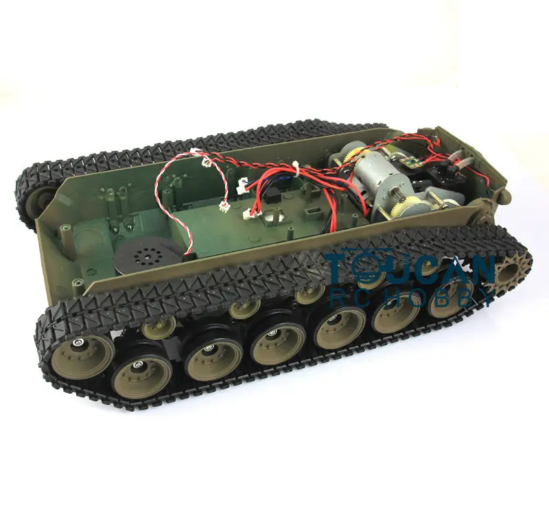 Henglong 1/16 USA M26 Pershing RC Tank 3838 Plastic Chassis Tracks Wheels Decal Shockable Recoil Barrel BB Unit Turret Upper Hull