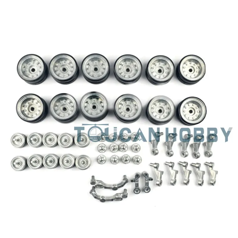Henglong 1/16 Scale M26 Pershing RC Tank 3838 Metal Tracks Sprockets Idler Road Wheels Recoil Barrel BB Unit Shockable