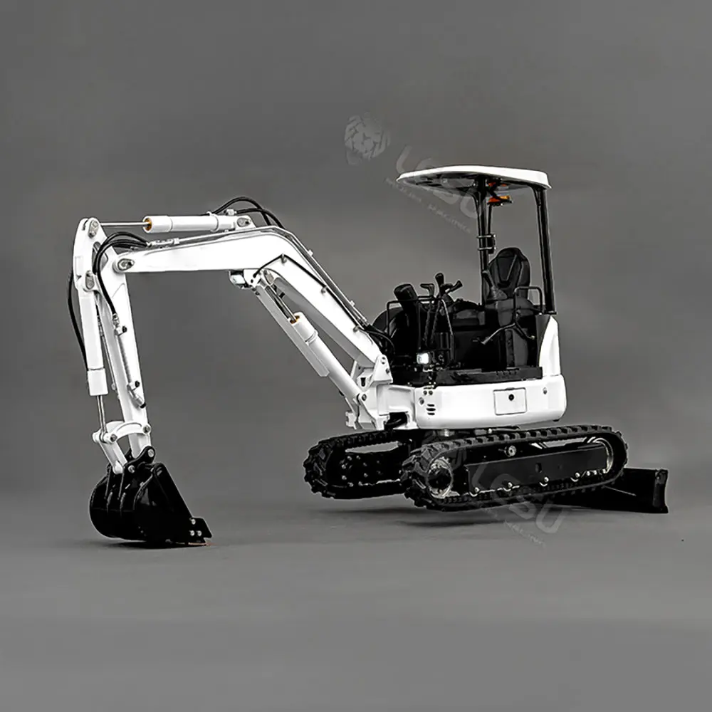 Metal LESU PC30 1/14 RC Hydraulic Excavator Mini Pump 6CH Plunger-type Valve Remote Control Digger RTR Flysky ST8 Radio Battery