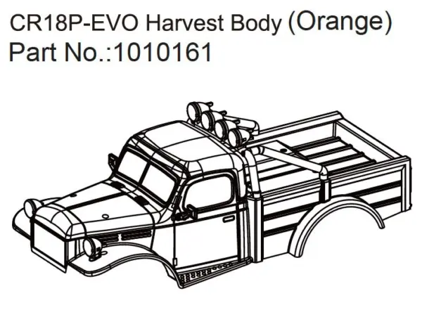 Harvest Body (orange) - EVO 1:18