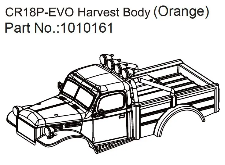 Harvest Body (orange) - EVO 1:18