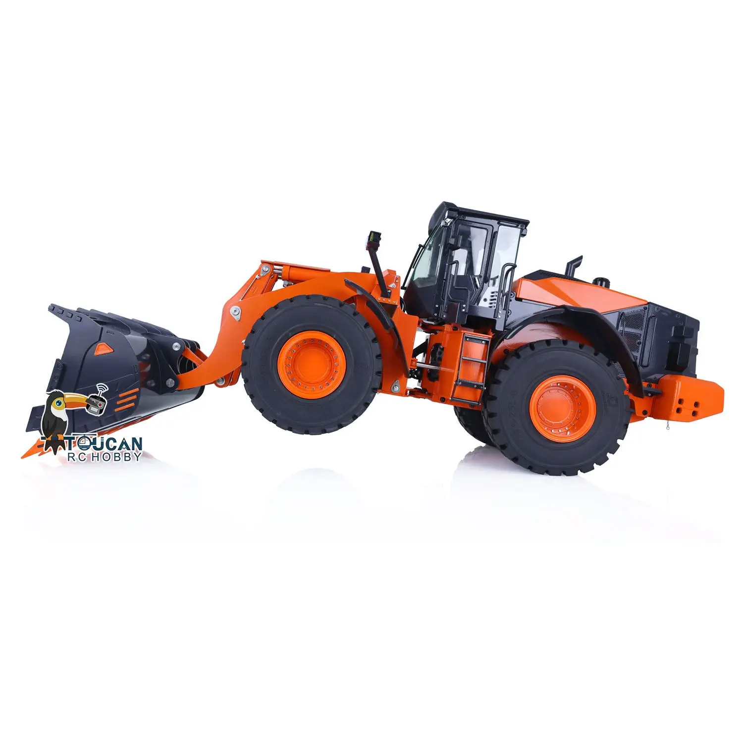 JDMODEL 1/14 RC Metal Loader ZW370 198 Hydraulic Construction Vehicle Realistic Scale Model Light Sound Radio System for Sale