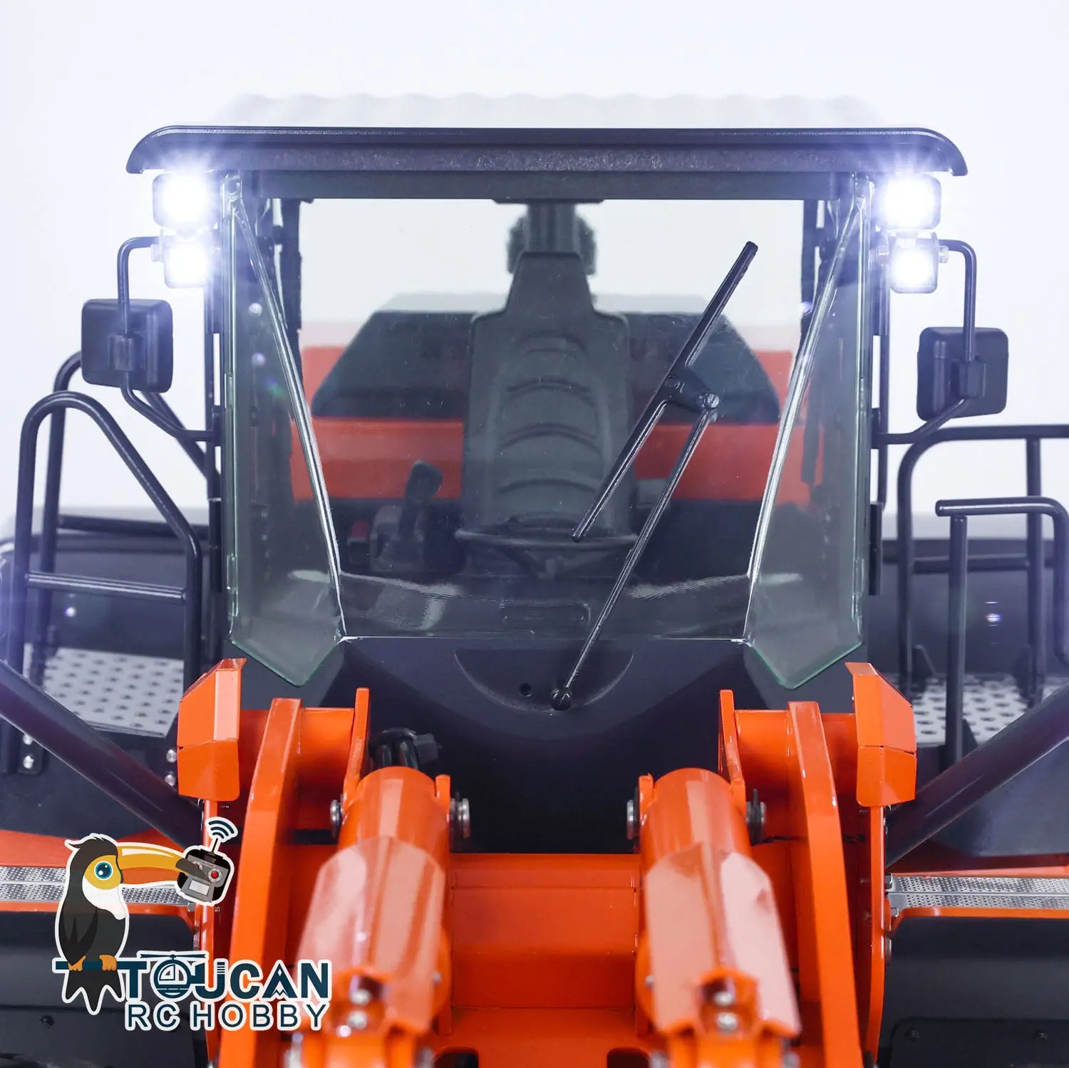 JDMODEL 1/14 RC Metal Loader ZW370 198 Hydraulic Construction Vehicle Realistic Scale Model Light Sound Radio System for Sale