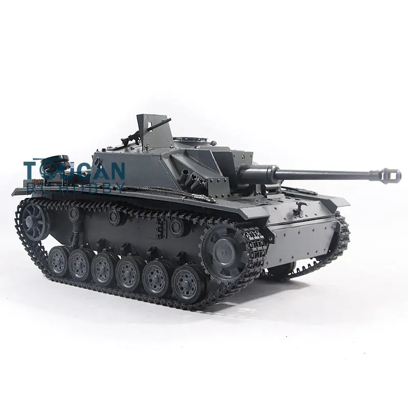 1:16 Mato Metal Infrared Ver German Stug III Barrel Recoil RTR Radio Controlled Tank 1226 W/ Receiver Mainboard Road Wheels