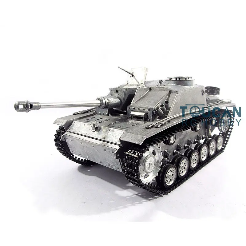 1:16 Mato Metal Infrared Ver German Stug III Barrel Recoil RTR Radio Controlled Tank 1226 W/ Receiver Mainboard Road Wheels
