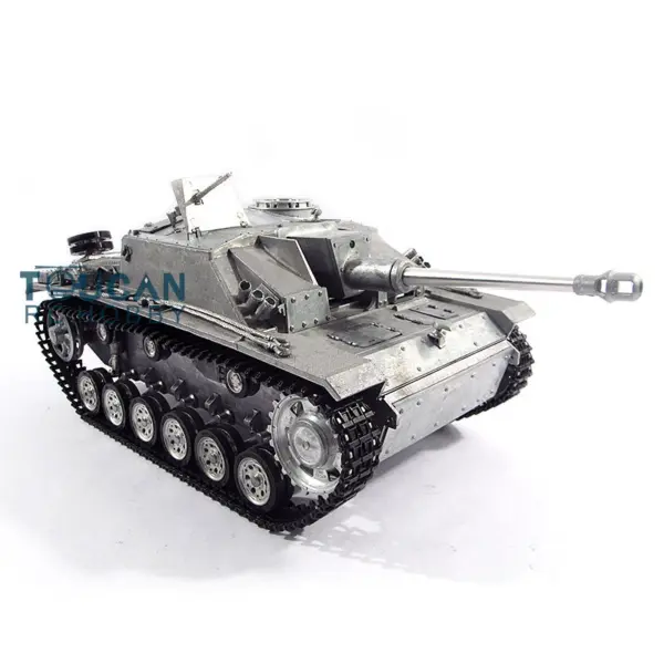 1/16 Mato Metal Infrared Ver German Stug III KIT Remote Controlled Tank 1226 Shooting Unit Gearbox WITHOUT Battery Radio