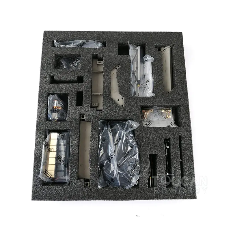 LESU 1/14 8x8 Radio Controlled Metal Roll on/off Hydraulic Truck A0014 Crane Dumper Tipper Reversing Valve Motor Servo ESC DIY Car Model