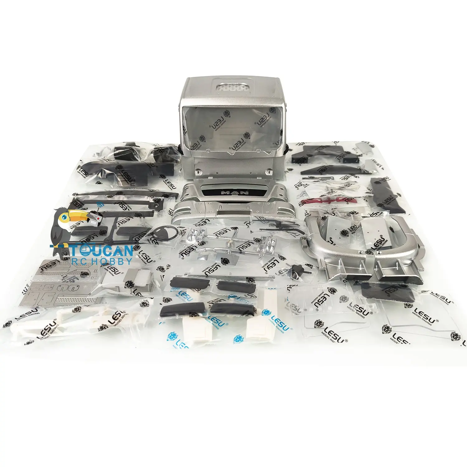 LESU 1/14 8x8 Radio Controlled Metal Roll on/off Hydraulic Truck A0014 Crane Dumper Tipper Reversing Valve Motor Servo ESC DIY Car Model