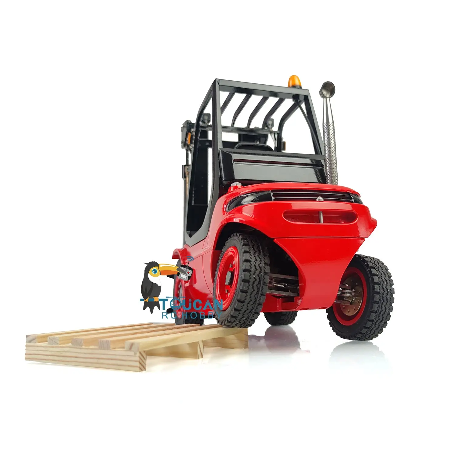 LESU RC 1/14 Hydraulic forklift Transfer Car Truck Model ESC Motor Light Sound System Metal Front Rear Wheel Hub Toolbox
