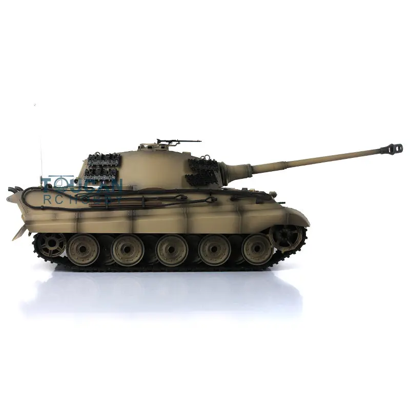 Henglong 1/16 Scale RC Tank German King Tiger 3888A 7.0 Plastic Tank w/ 360Degrees Rotating Turret BB Shooting w/o Barrel Recoil