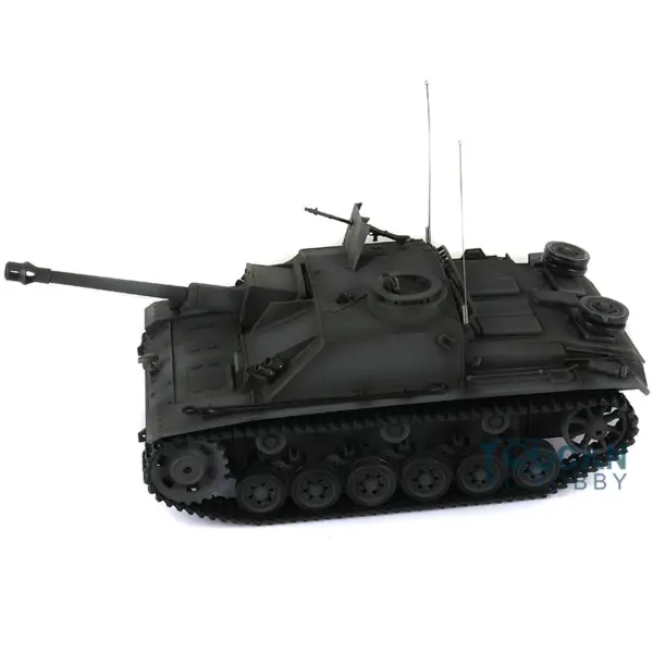Henglong 1/16 Scale 7.0 RC Tank 3868 German Stug III RTR Tank w/ Metal Tracks Road Wheels Idler Sproket Wheels Infrared Battle