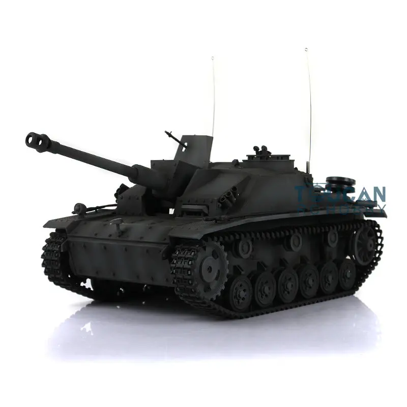 Henglong 1/16 Scale 7.0 RC Tank 3868 German Stug III RTR Tank w/ Metal Tracks Road Wheels Idler Sproket Wheels Infrared Battle
