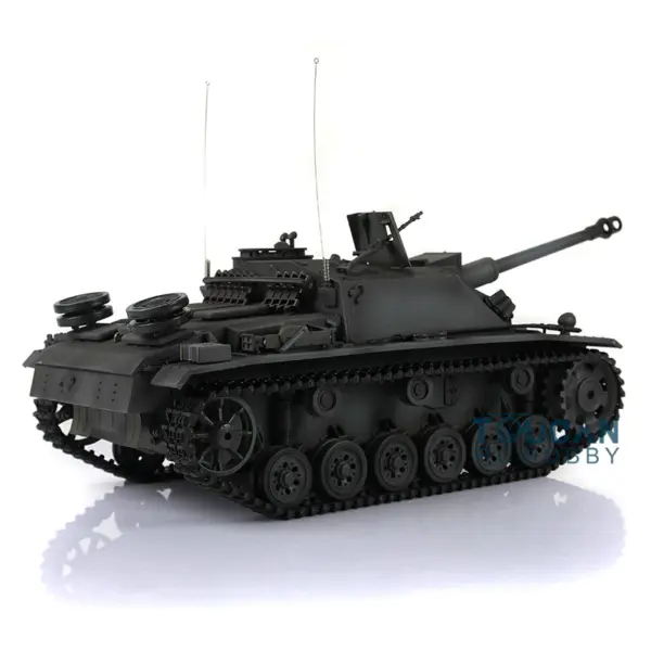 Henglong 1/16 Scale 7.0 RC Tank 3868 German Stug III RTR Tank w/ Metal Tracks Road Wheels Idler Sproket Wheels Infrared Battle