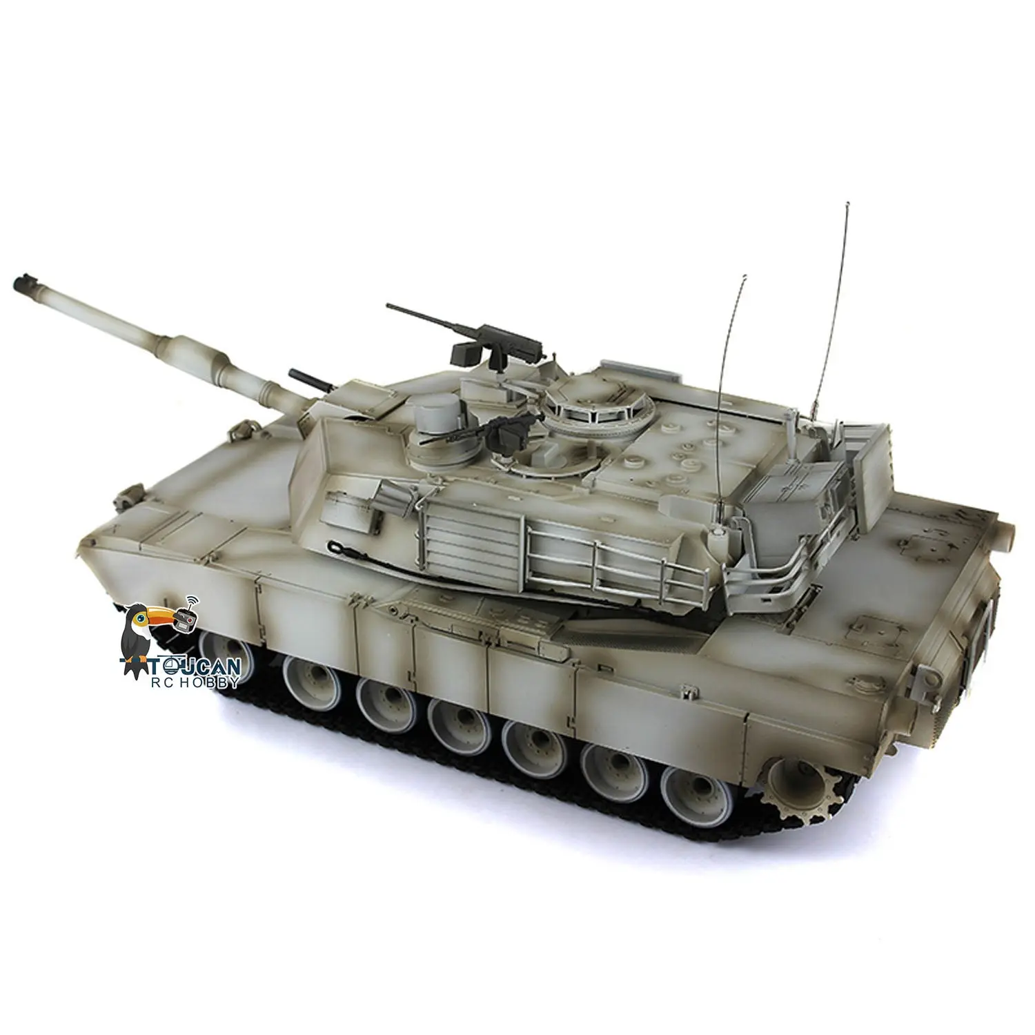Heng Long 1/16 RTR RC Tank 3918 M1A2 Abrams Full Metal Painted Chassis TK16 Mainboard IR Ver Smoke Upper Hull FS I6S 360 Turret