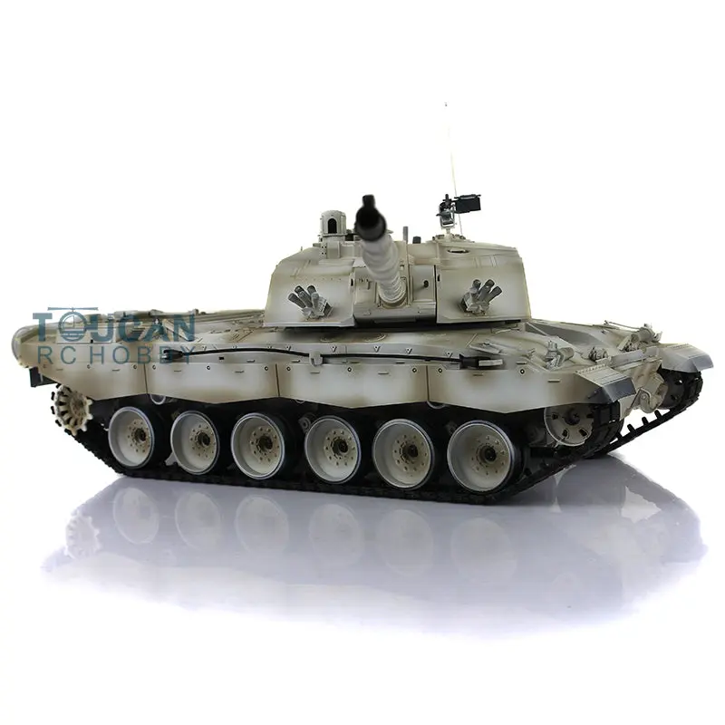 Henglong 1/16 7.0 British Challenger II RC Tank 3908 RTR Model 360Degrees Turret Metal Tracks W/ Rubber Pads Sprockets Steel Gearbox