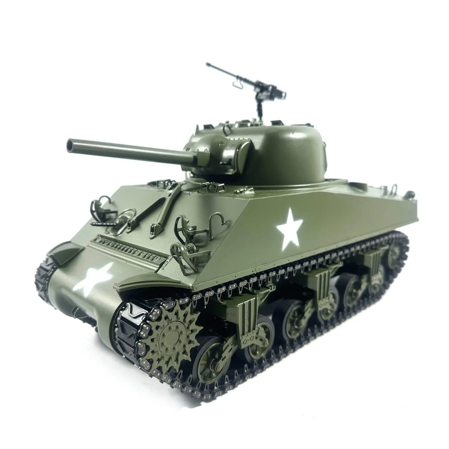 1/16 Mato Infrared Ver M4A3 Sherman KIT Metal Remote Controlled Tank 1230 Barrel Recoil Gearbox WITHOUT Radio Battery Receiver
