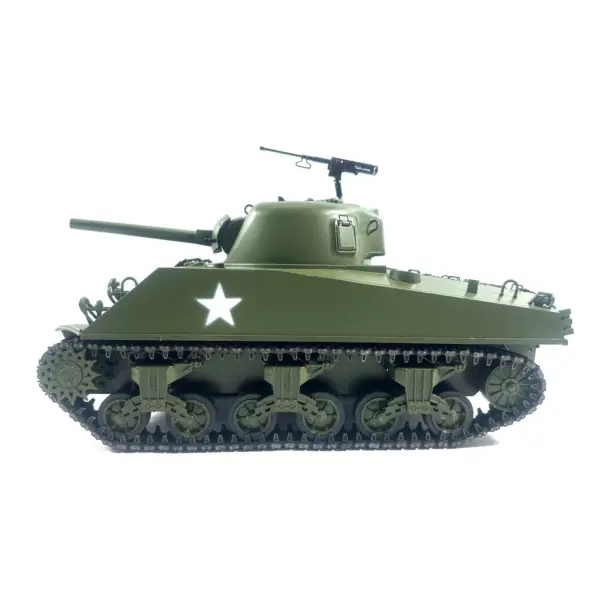 1/16 Mato Infrared Ver M4A3 Sherman KIT Metal Remote Controlled Tank 1230 Barrel Recoil Gearbox WITHOUT Radio Battery Receiver