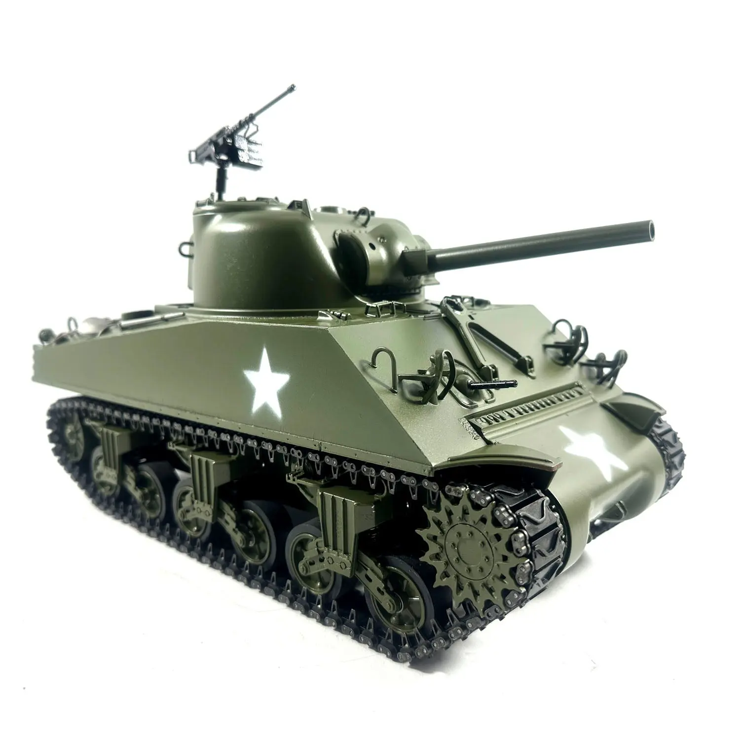 Mato 100% Metal Painted 1/16 RC Tank M4A3 Sherman Radio Controllled Military Models BB Version KIT 1230 DIY Electric Vehicles