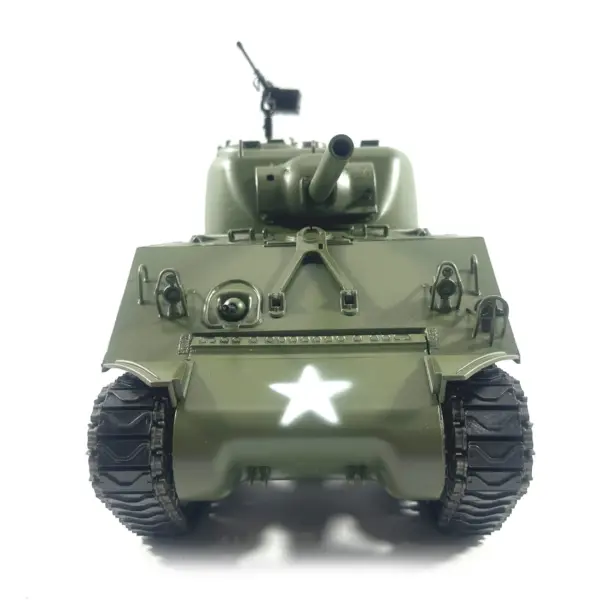 Mato Metal 1/16 M4A3 Sherman Infrared Ver Barrel Recoil RTR Radio Control Tank 1230 Slip Ring Tracks Mainboard Receiver 360Degrees