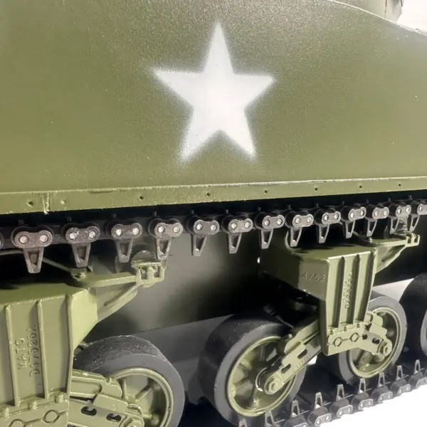 1/16 Mato Infrared Ver M4A3 Sherman KIT Metal Remote Controlled Tank 1230 Barrel Recoil Gearbox WITHOUT Radio Battery Receiver