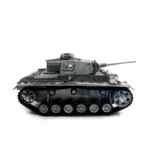 1/16 Mato Metal German Panzer III Infrared Ver Barrel Recoil RTR Radio Control Tank 1223 W/ Receiver Idlers Sprockets Gearbox