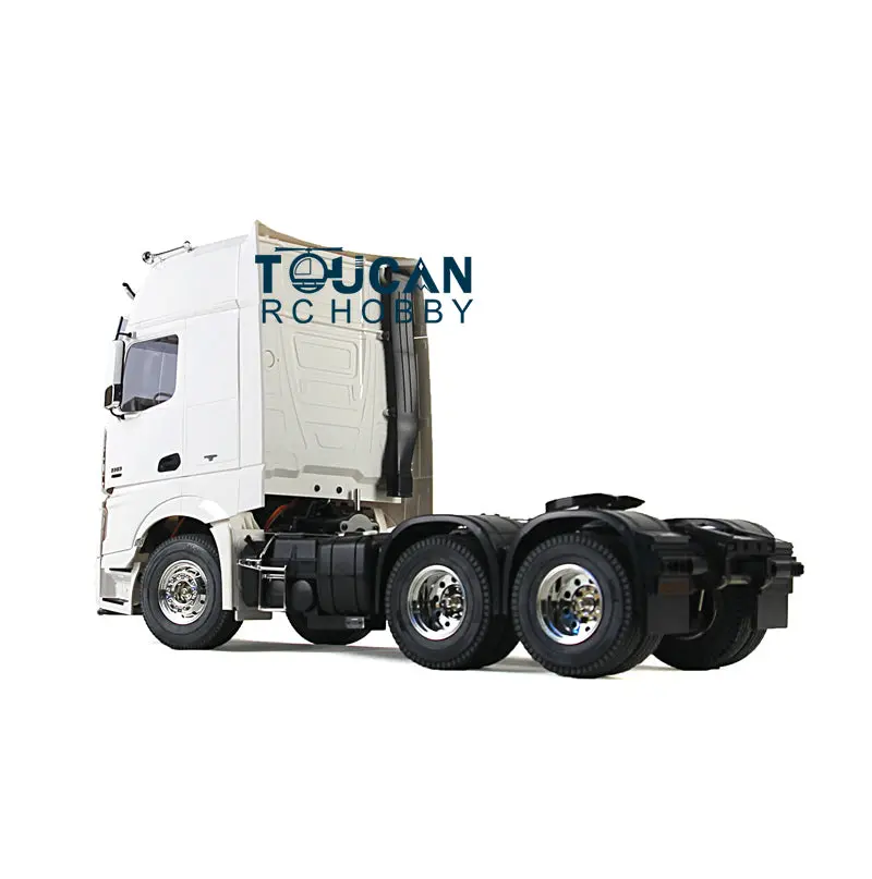1/14 Scale 3Axles Highline DIY 3363 RC Tractor Truck W/ Motor Trailer KIT Car Construction Vehicle Simulation Model