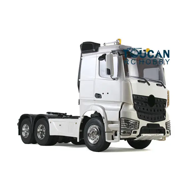 1:14 Scale RC Construction Vehicle Remote Control 3Axles Tractor Truck Trailer KIT DIY Car Simulation Model W/ Motor