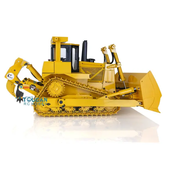 1:14 Scale Remote Control Bulldozer Hydraulic RC DXR2 JDMODEL Radio Controlled D10T Tracked Metal Dozer w/ 3T Sound System