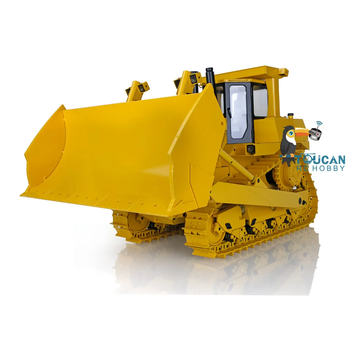 1:14 Scale Remote Control Bulldozer Hydraulic RC DXR2 JDMODEL Radio Controlled D10T Tracked Metal Dozer w/ 3T Sound System