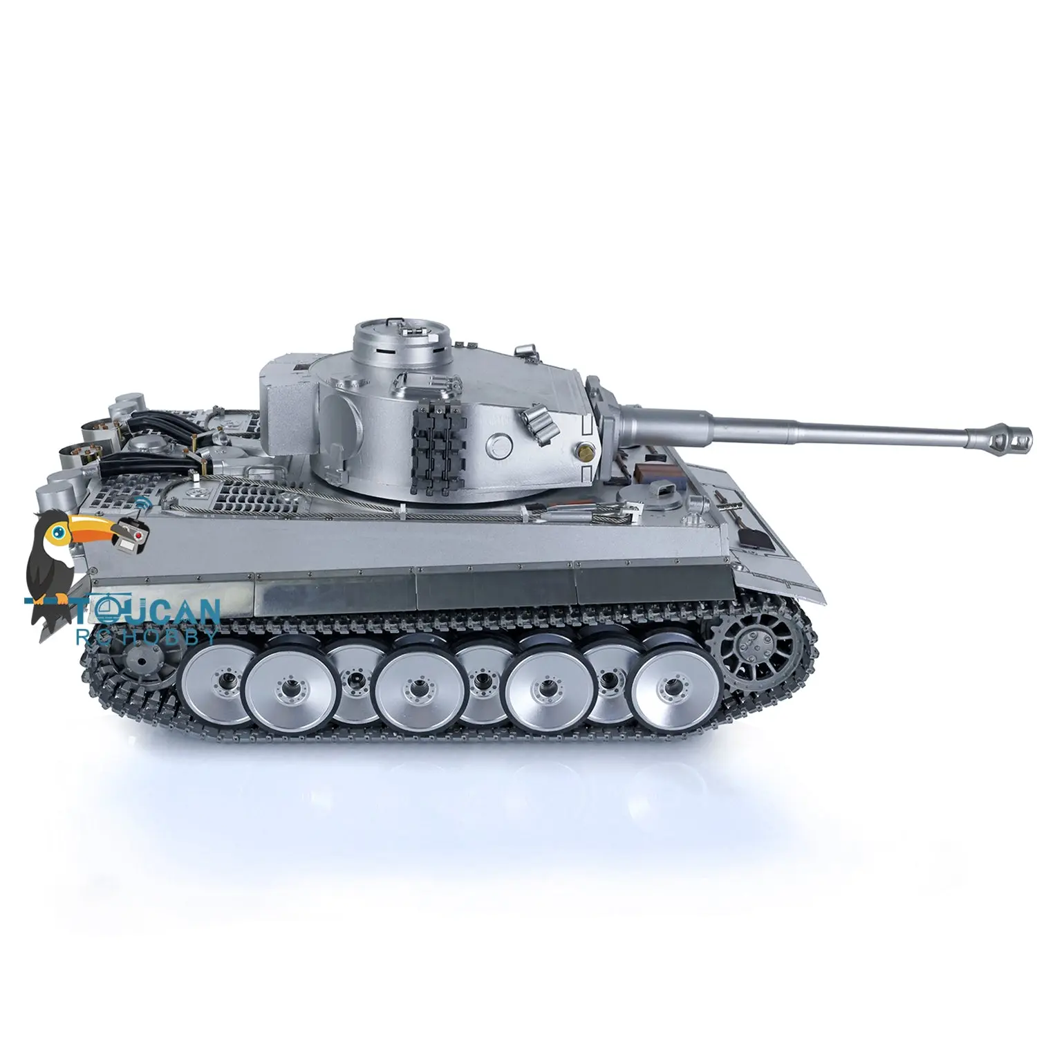 BEST SELLING Henglong 1/16 Upgraded Full Metal German Tiger I Ready to Run Remote Control Tank 3818-Pro Military Main Battle Tank